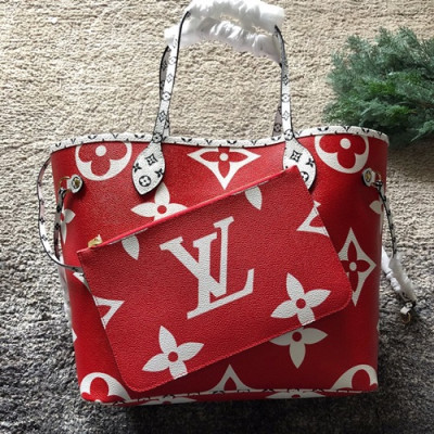 Louis Vuitton Never Full Tote Shoulder Shopper Bag,32cm - 루이비통 네버풀 토트 숄더 쇼퍼백 M41177,LOUB0450 ,32cm,레드