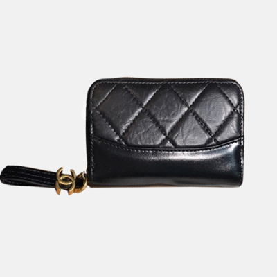 Chanel 2018 Ladies Capuskin Coin Purse - 샤넬 여성 신상 카푸스킨 동전지갑 Cnl0063x.11CM 블랙