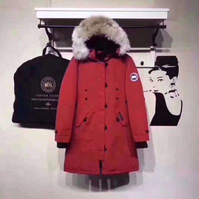 Canada Goose 2018 Ladies Long Down Padding - 캐나다구스 여성 롱다운 패딩 Can0082x.Size(S - XL)4컬러(블랙/레드/블루/크림)