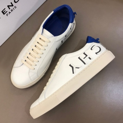 [매장판] Givenchy 2018 Mens Leather Sneakers Blue Tab - 지방시 남성 레더 스니커즈 블루탭 Giv0085x.Size(240 - 275)