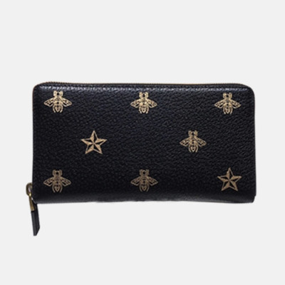 Gucci 2019 Bee Star Leather Long Purse - 구찌 벌 스타 가죽 장지갑 495062 Guc0526.19CM