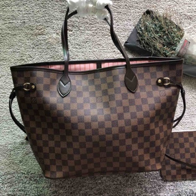 Louis Vuitton Never Full Monogram Tote Shoulder Shopper Bag,32/40cm - 루이비통 네버풀 모노그램 토트 숄더 쇼퍼백 M40995,LOUB0562 ,32/40cm,브라운+핑크