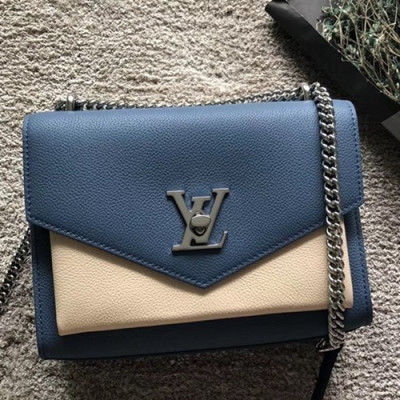 Louis Vuitton My Lock Me BB Shoulder Bag,22.5cm - 루이비통 마이 락미 bb 숄더백,M51418 ,LOUB0571,22.5cm,블루