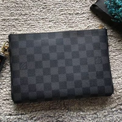 Louis Vuitton City Clutch Bag,23cm - 루이비통 남여공용 시티 클러치백 M63447,LOUB0612 ,23cm,블랙