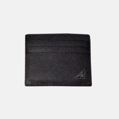 Prada 2018 Mens Saffiano Leather Card Holder - 프라다 남성 신상 사피아노 레더 카드홀더 Pra0403x.2컬러(블랙/블루)