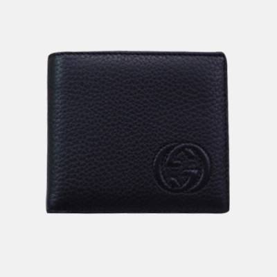 Gucci 2019 Mens Soho GG Logo Bifold Wallet 322114 - 구찌 남성 GG로고 레더 반지갑 Guc0543x.11CM.블랙