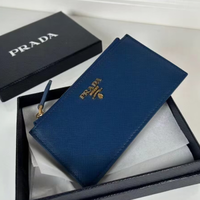 Prada 2024 Mens Saffiano Leather Card Holder 2MC021 - 프라다 사피아노 레더 카드지갑 Pra0418x.14CM.네이비