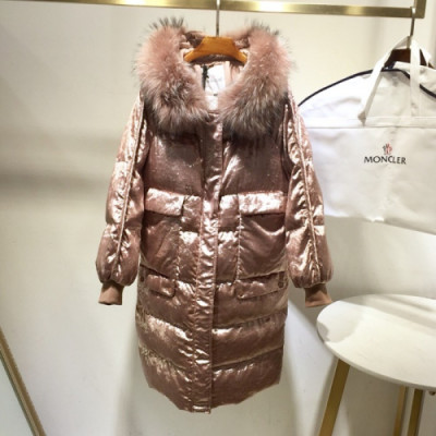 Moncler 2019 Ladies Long Down Padding - 몽클레어 여성 롱다운 패딩 Moc0375x.Size(S - L)핑크