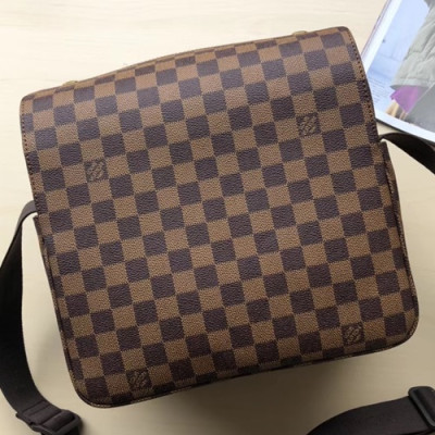 Louis Vuitton Messenger Shoulder Bag,28cm - 루이비통 남성용 메신저 숄더백 N45255,LOUB0682 ,28cm,브라운