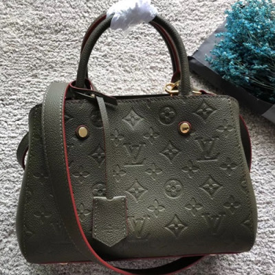 Louis Vuitton Montaigne Tote Shoulder Bag,29cm/33cm - 루이비통 앙프렝트 몽테뉴 토트 숄더백 M41048,LOUB0687,29cm/33cm,그린