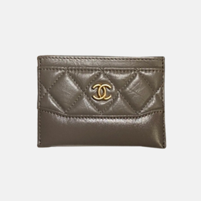 Chanel 2018 Ladies  Gabriel Card Purse - 샤넬 여성 신상 가브리엘 카드지갑 Cnl0104x.11CM 카키금장