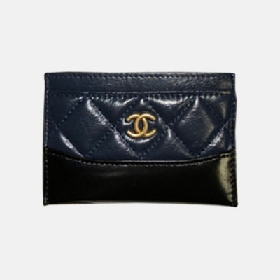 Chanel 2018 Ladies  Gabriel Card Purse - 샤넬 여성 신상 가브리엘 카드지갑 Cnl0105x.11CM.네이비금장