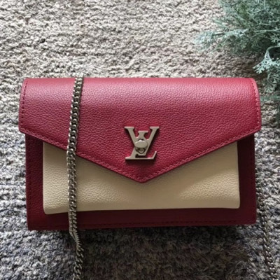 Louis Vuitton Pochette My Lock Me Chain Shoulder Bag,19cm - 루이비통 포쉐트 마이 락미 체인 숄더백 M63471 ,LOUB0703,19cm,레드