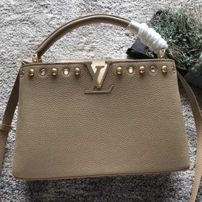 Louis Vuitton Capucines Tote Shoulder Bag,27/31/36cm - 루이비통 카푸신 토트 숄더백  M48865 ,LOUB0815,27/31/36cm,베이지