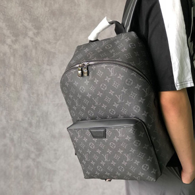 Louis Viutton Apollo Monogram Eclipse Backpack ,40cm - 루이비통 아폴로 모노그램 이클립스 남성용 백팩 ,M43186,LOUB0843 ,40cm,블랙 1