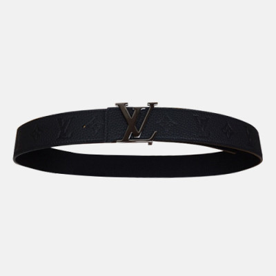 Louis vuitton 2019 Mens Pou-up Leather Belt M9887 - 루이비통 남성 Pou-up 콜라보레이션 레더 벨트 Lou0687x.Size(4.0cm).2컬러(블랙금장/블랙은장)