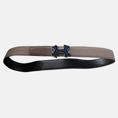 Hermes 2018 MM/WM Both-sides Epsom Leather Belt - 에르메스 남여 양면 엡솜 가죽 벨트 Her0063x(3.2CM)카키