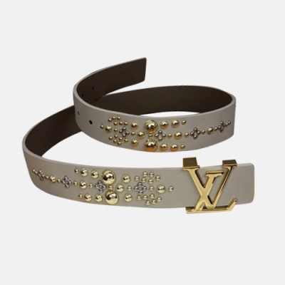 Louis vuitton 2019 Ladies Stud Leather Belt M0086 - 루이비통 여성 스터드 레더 벨트 Lou0694x.Size(3.5cm).2컬러(베이지금장/베이지은장)