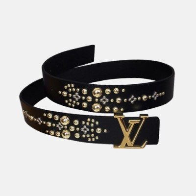 Louis vuitton 2019 Ladies Stud Leather Belt M0086 - 루이비통 여성 스터드 레더 벨트 Lou0695x.Size(3.5cm).2컬러(블랙금장/블랙은장)