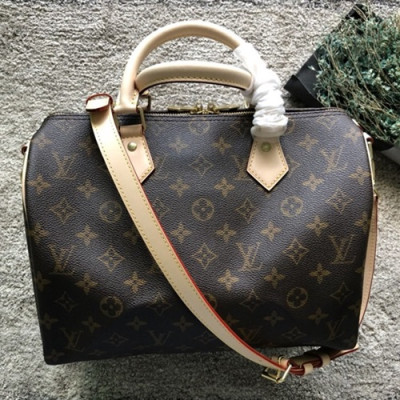 Louis Vuitton Speedy MonogramTote Shoulder Bag,30cm - 루이비통 스피디 모노그램 토트 숄더백 M41112,LOUB0886 ,30cm,브라운