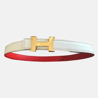 [매장판]Hermes 2019 Ladies Reversible 'H' Initial Buckle Constance Belt - 에르메스 여성 리버시블 H 이니셜 버클 콘스탄스 벨트 Her0077x.Size(2.4cm).화이트금장