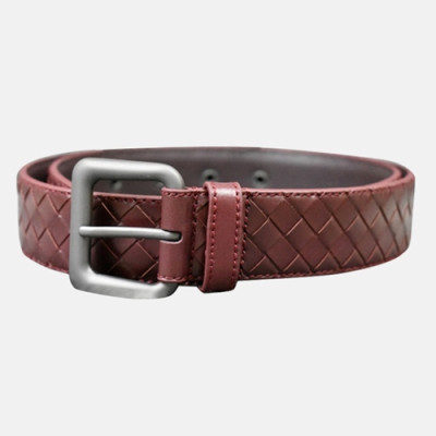 Bottega Veneta 2018 Intrecciato Continental Mens Belt - 보테가베네타 인트레치아토 남성 벨트 Bot0027x.Size(4.0cm).버건디