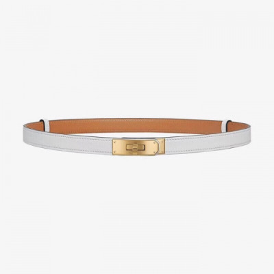 [매장판]Hermes 2019 Ladies Kelly Leather Constance Belt - 에르메스 여성 캘리 가죽 콘스탄스 벨트 Her0085x.Size(1.7cm).화이트금장