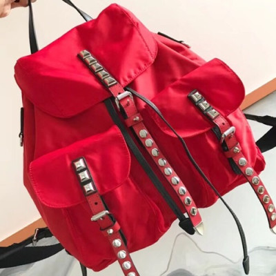 Prada 2018 Nylon Back Pack ,32CM - 프라다 2018 나일론 남여공용 백팩 1BZ811-3,32CM,레드