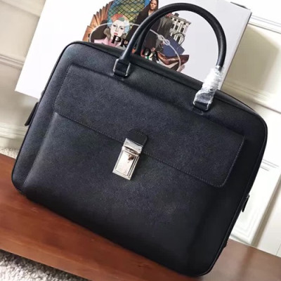 Prada Saffiano Mens Business Bag ,37CM - 프라다 사피아노  남성용 서류가방 2VE363-7 ,37CM,블랙