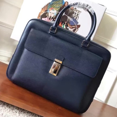 Prada Saffiano Mens Business Bag ,37CM - 프라다 사피아노  남성용 서류가방 2VE363-8 ,37CM,네이비