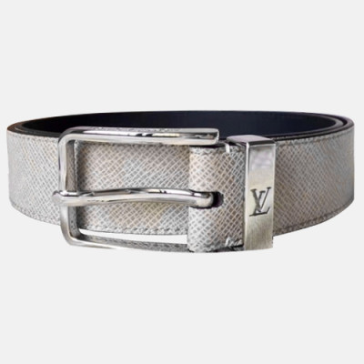 Louis vuitton 2019 Mens Business Leather Belt - 루이비통 남성 비지니스 레더 벨트 Lou0722x.Size(3.5cm).베이지은장