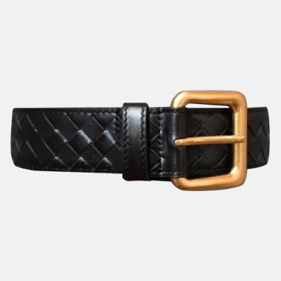 Bottega Veneta 2019 Intrecciato Continental Mens Belt - 보테가베네타 인트레치아토 남성 벨트 Bot0036x.Size(3.5cm).블랙금장