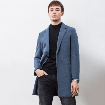 Ermenegildo Zegna  2019 Mens Cashmere Coat - 에르메넬질도 제냐 남성 캐시미어 코트 Zeg0056x.Size(m - 3xl).블루