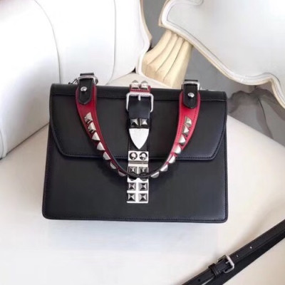 Prada Elektra Saffiano Shoulder Bag,26cm - 프라다 엘렉트라 사피아노 여성용 숄더백 ,1BA179,26cm ,블랙