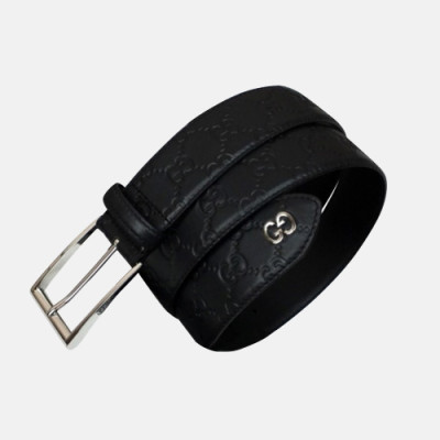 Gucci 2019 Mens Business Leather Belt - 구찌 신상 남성 비지니스 레더 벨트 Guc0688x.Size(4.0cm).블랙은장