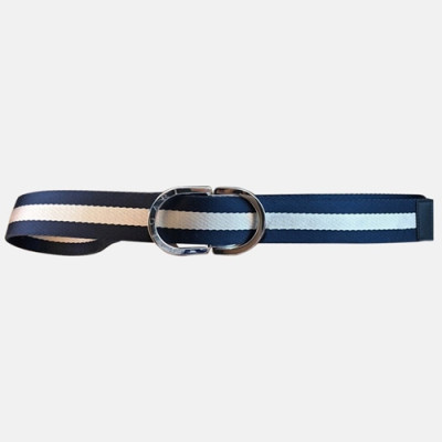 [매장판]Bvlgari 2019 Mens  Gancio Logo Elastik Belt - 불가리 남성 간치오 로고 엘라스틱 벨트 Bvl001x.Size(4.0cm).네이비