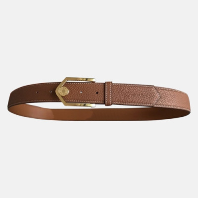 [매장판]Hermes 2019 Mens Licol Leather Constance Belt - 에르메스 남성 리콜 가죽 콘스탄스 벨트 Her0099x.Size(3.5cm).브라운금장