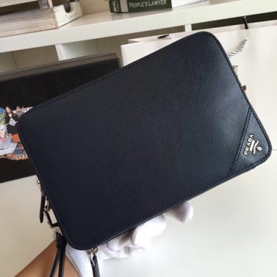 Prada Mens Clutch Bag ,23.5CM - 프라다 남성용 클러치백 2VF052-14,23.5CM,네이비