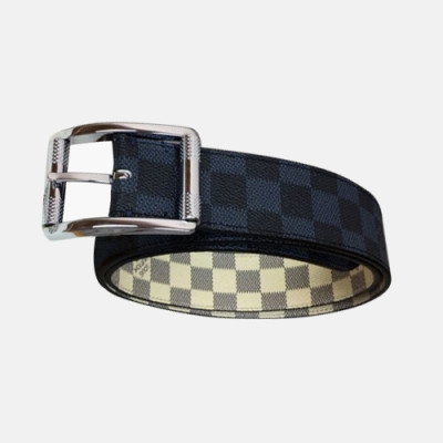 Louis vuitton 2019 Mens Damier Reversible Business Leather Belt - 루이비통 남성 다미에 리버서블 비지니스 레더 벨트 Lou0742.Size(4.0cm).3컬러(아이보리금장/아이보리은장/아이보리검장)