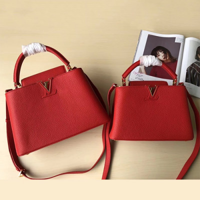 Louis Vuitton Capucines Tote Shoulder Bag,27/31cm - 루이비통 카푸신 토트 숄더백  M94517,LOUB1015 ,27/31cm,레드