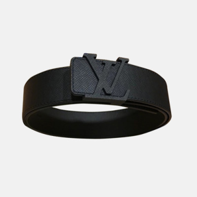 Louis vuitton 2019 Mens Initial Logo Buckle Business Leather Belt - 루이비통 남성 신상 이니셜 로고 버클 비지니스 레더 벨트 Lou0757x.Size(4.0cm).2컬러(블랙검장.네이비검장)