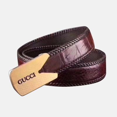 Gucci 2019 Mens Business Leather Belt - 구찌 남성 비지니스 자동 버클 레더 벨트 Guc0727x.Size(5.0cm).2컬러(블랙은장/브라운금장)