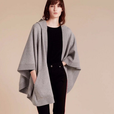 Burberry 2018 Ladies Wool Cape - 버버리 여성 울 망토 Bur0430x.Size(Free).그레이