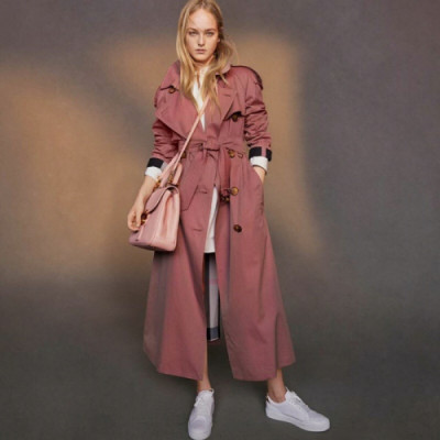 Burberry 2018 Ladies Trench Coat - 버버리 여성 트렌치 코트 Bur0454x.Size(s - xl).2컬러(다크핑크.다크그레이)