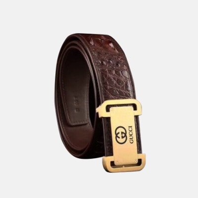 Gucci 2019 Mens Business Leather Belt - 구찌 남성 비지니스 자동 버클 레더 벨트 Guc0735x.Size(5.0cm).2컬러(블랙은장/브라운금장)