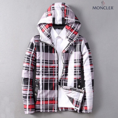 Moncler 2019 Mens Down Check Padding - 몽클레어 남성 다운 체크 패딩 Moc0404x.Size(l - 4xl).체크블랙