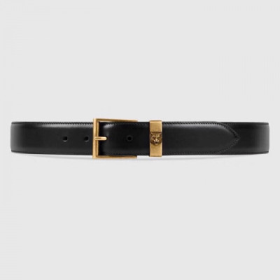 Gucci 2019 Mens Business Leather Belt - 구찌 남성 비지니스 레더 벨트 Guc0744x.Size(3.5cm).2컬러(블랙,블랙은장)