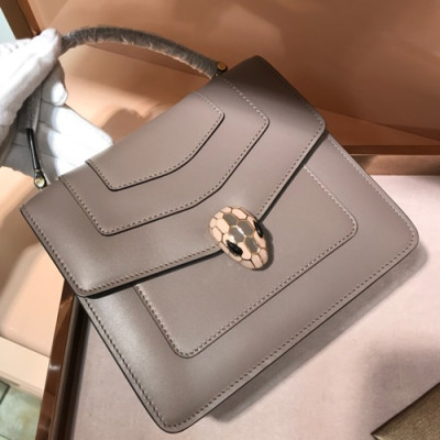 Bvlgari Serpenti Forever Tote Shoulder Bag,18CM - 불가리 세르펜티 포에버 토트 숄더백,BVLB0045,18cm,그레이