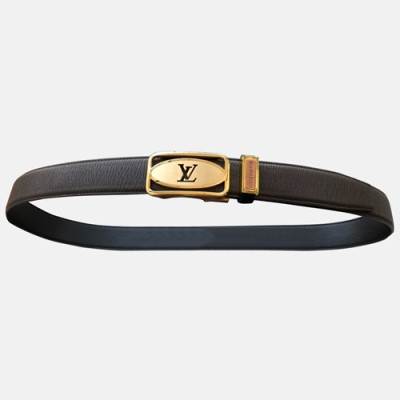 Louis vuitton 2019 Mens Initial Box Logo Leather Belt - 루이비통 남성 이니셜 박스 로고 버클 레더 벨트 Lou0790x.Size(3.5cm).블랙금장