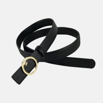 Chanel 2019 Ladies  Embellished Satin Juwel Buckle Leather Belt - 샤넬 여성 엠벨리쉬 새틴 쥬얼 버클 레더 벨트 Cnl0262x.Size(2.5cm).블랙